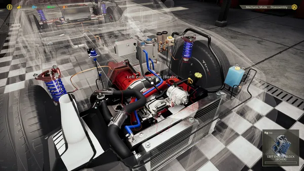 Rally Mechanic Simulator: Light Edition screenshot 4