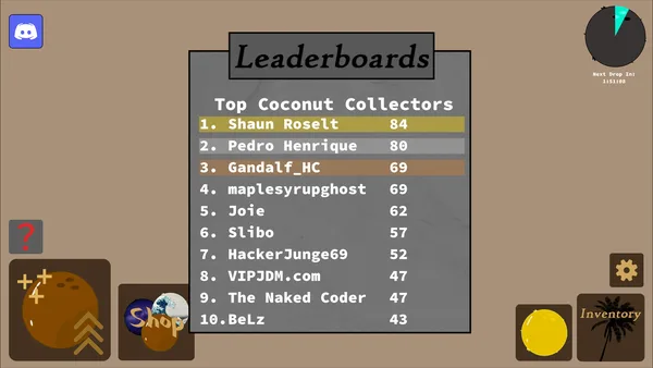 Coconut screenshot 2