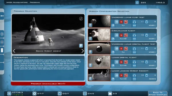 Buzz Aldrin's Space Program Manager screenshot 16