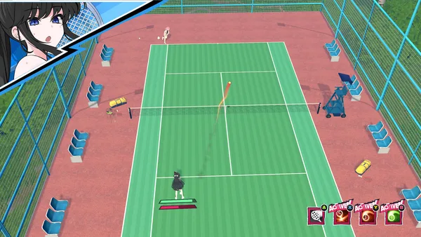 Academy Love Saga: Tennis Angels screenshot 1