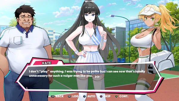 Academy Love Saga: Tennis Angels screenshot 2