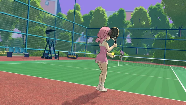 Academy Love Saga: Tennis Angels screenshot 5