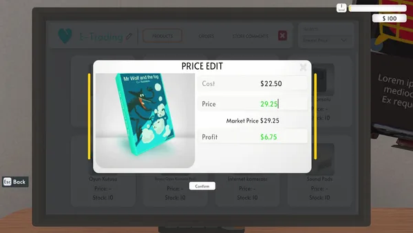 E-Trading Simulator: Prologue screenshot 3