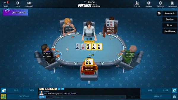Texas Hold'em Poker: Pokerist screenshot 1
