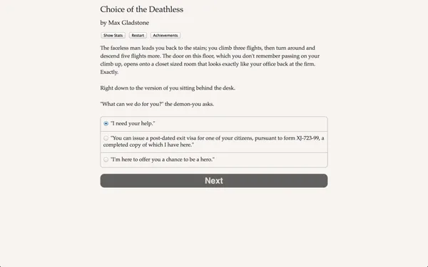 Choice of the Deathless screenshot 5