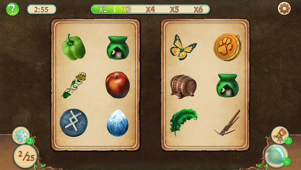 Spellchanted 2D Hidden Object Puzzle Adveture Tile-Matching screenshot 2