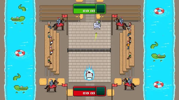 Timber Tennis: Versus screenshot 1