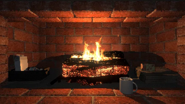 Virtual Interactive Fireplace screenshot 1