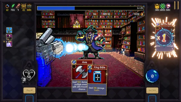 Vampire Crawlers: The Turbo Wildcard from Vampire Survivors screenshot 2