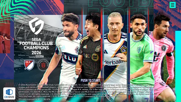 SEGA FOOTBALL CLUB CHAMPIONS screenshot 1