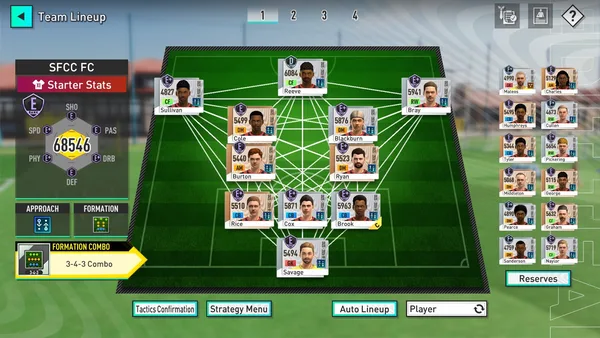 SEGA FOOTBALL CLUB CHAMPIONS screenshot 6