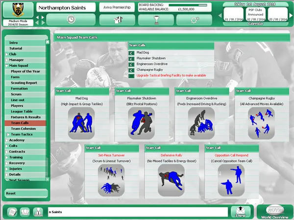 Rugby Union Team Manager 2015 screenshot 21