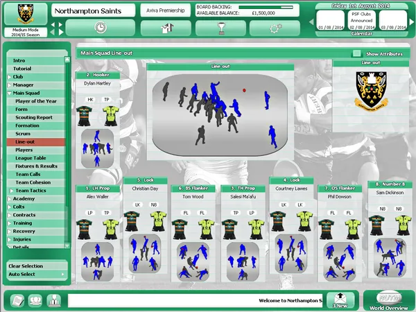 Rugby Union Team Manager 2015 screenshot 23