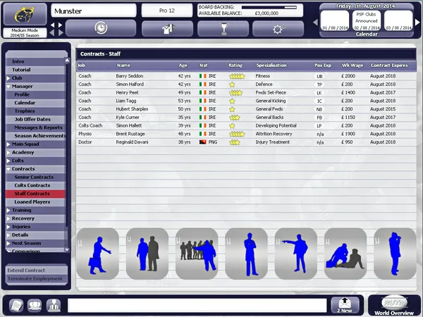 Rugby Union Team Manager 2015 screenshot 24