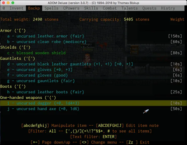 ADOM (Ancient Domains Of Mystery) screenshot 18