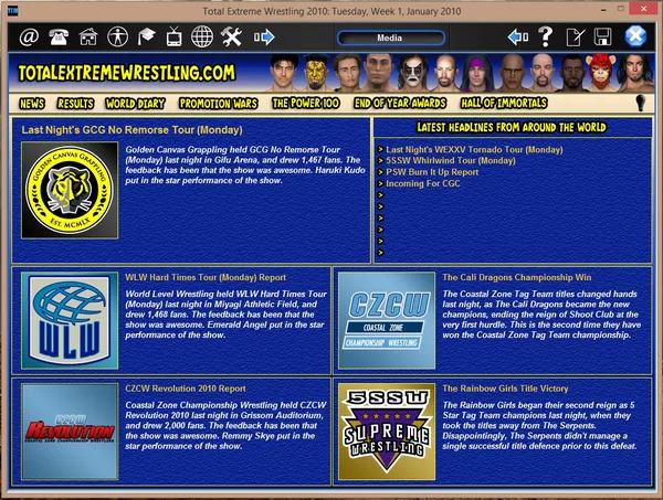 Total Extreme Wrestling 2010 screenshot 13