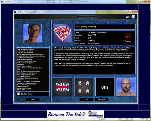 Total Extreme Wrestling 2010 screenshot 15