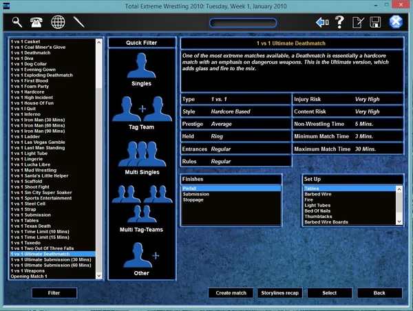 Total Extreme Wrestling 2010 screenshot 4