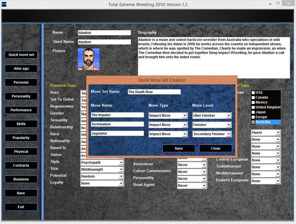 Total Extreme Wrestling 2010 screenshot 5