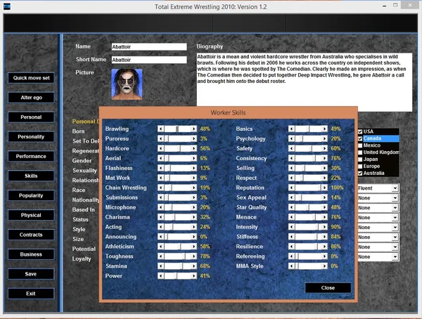 Total Extreme Wrestling 2010 screenshot 7