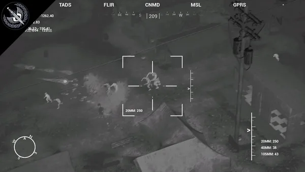 The AC130 slays the zombies. screenshot 2