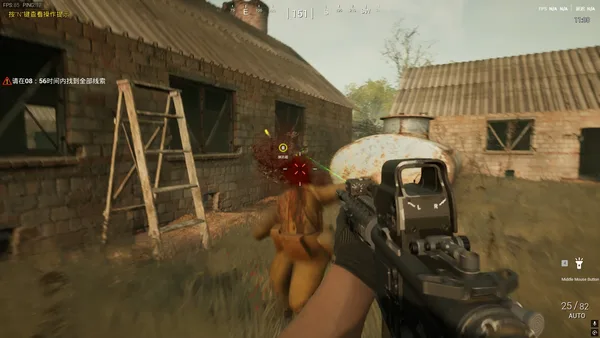 The AC130 slays the zombies. screenshot 3
