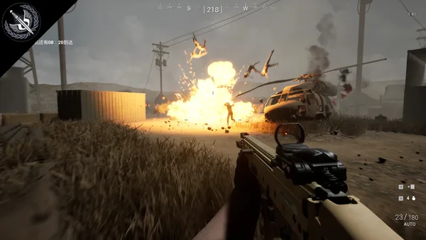 The AC130 slays the zombies. screenshot 4