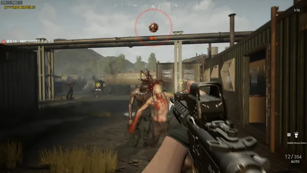 The AC130 slays the zombies. screenshot 5