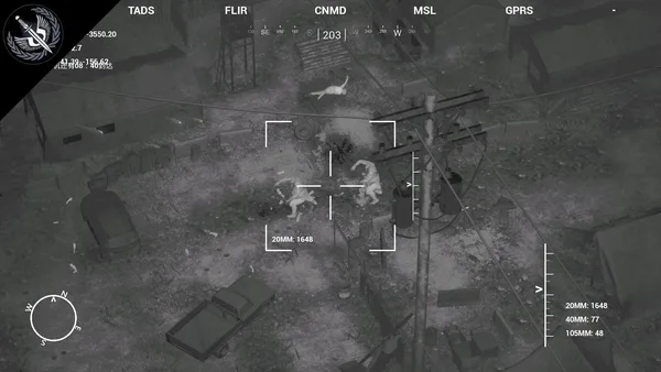 The AC130 slays the zombies. screenshot 6