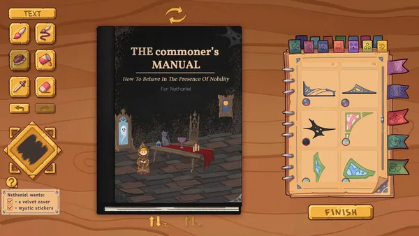 Bookbinding – Dark Cozy Sim screenshot 8