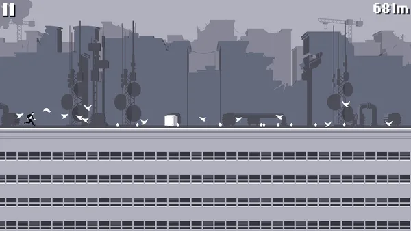 Canabalt screenshot 1