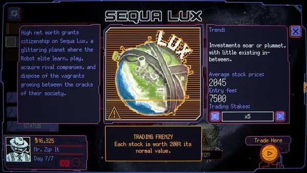 Space Warlord Baby Trading Simulator screenshot 4