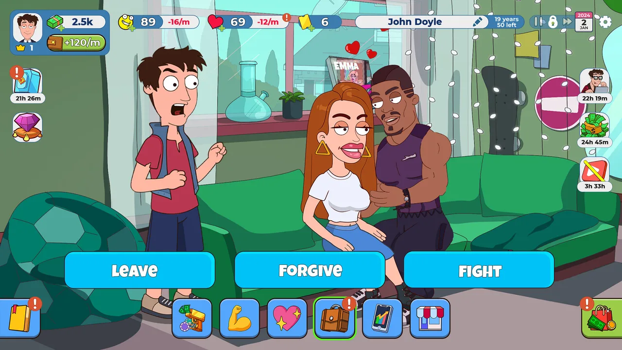 Idle Guy: Life Simulator games screenshot 1