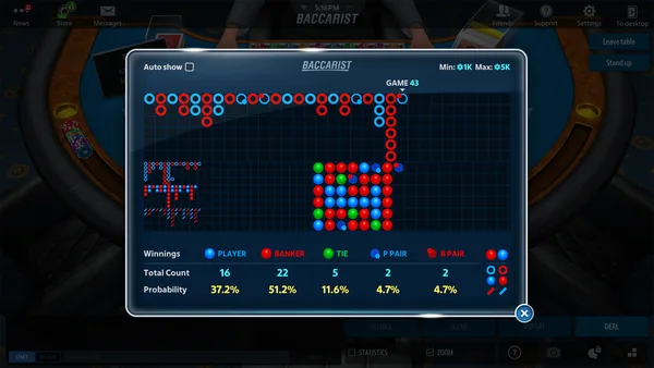 Baccarat Online: Baccarist screenshot 3