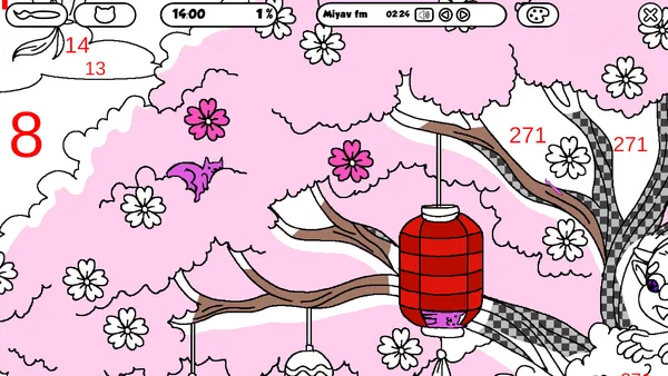 100 Cats Lost In Japan Find & Color screenshot 4