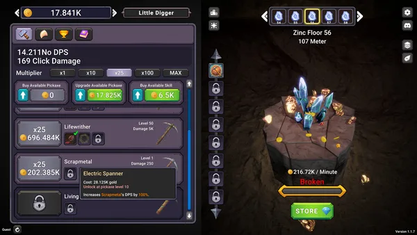 Clicker Ore screenshot 1