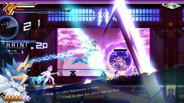 Screenshot 3 di Azure Striker Gunvolt Trilogy Enhanced