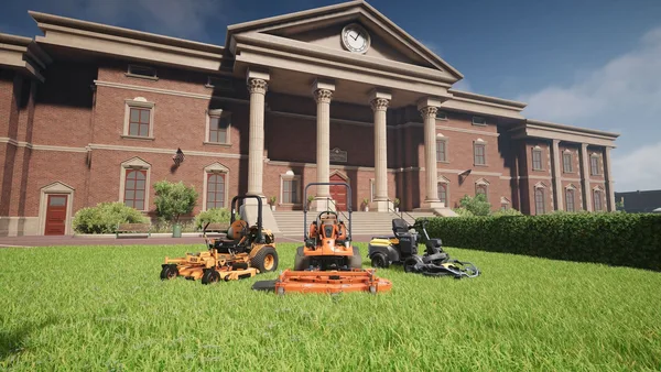 Lawn Mowing Simulator 2 screenshot 1
