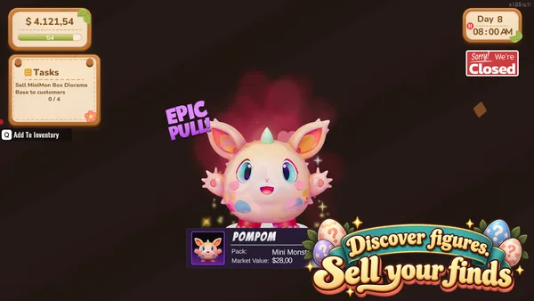 Mystery Egg Shop Simulator screenshot 1