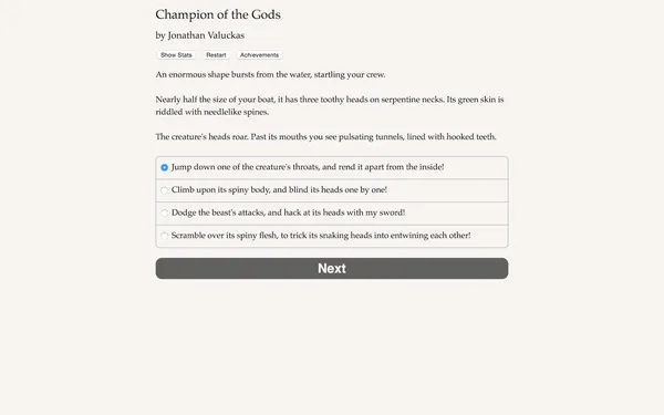 Champion of the Gods screenshot 1