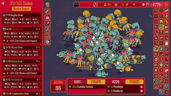How Many Dudes? The Roguelike Autobattler screenshot 6