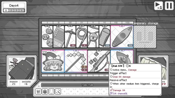 Screenshot 3 di Touhou Witch's Night Market