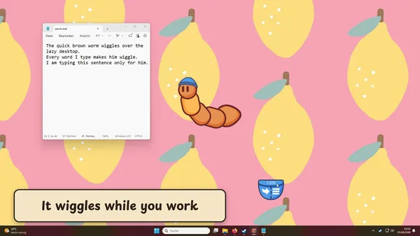 Deskworm screenshot 1