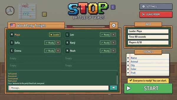 Stop Online - Battle of Words screenshot 2