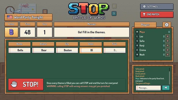 Stop Online - Battle of Words screenshot 3