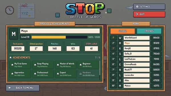 Stop Online - Battle of Words screenshot 5