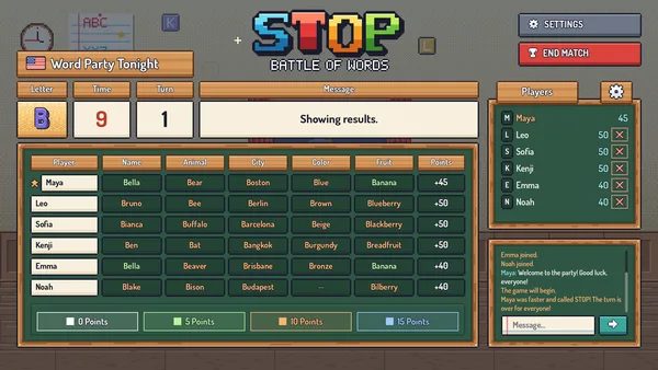 Stop Online - Battle of Words screenshot 7