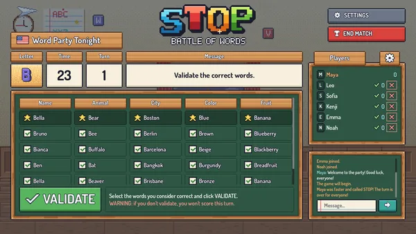 Stop Online - Battle of Words screenshot 8