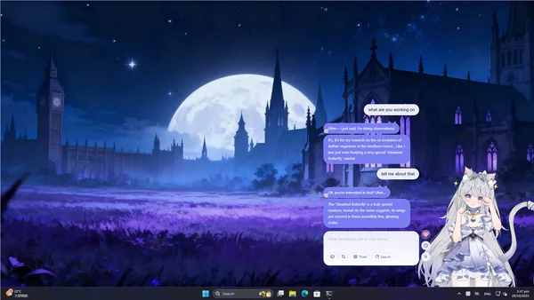 Molili AI Friends: Your AI Desk Pal screenshot 1