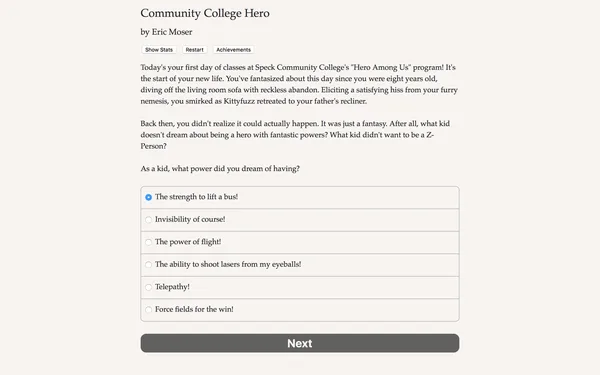 Community College Hero: Trial by Fire screenshot 4